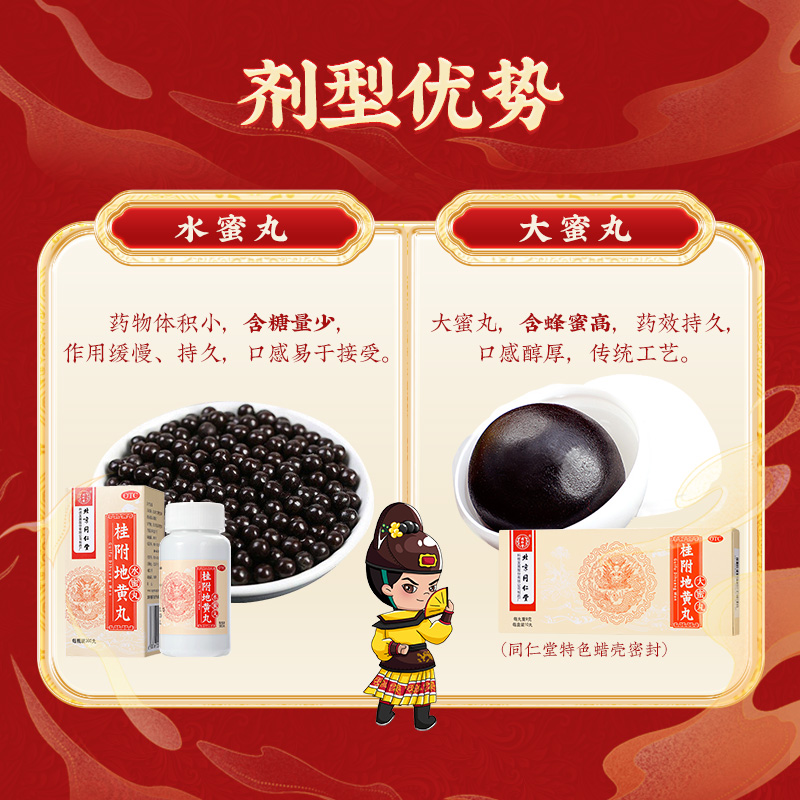 同仁堂 桂附地黄丸 360s*1/盒_同仁堂官方云商城