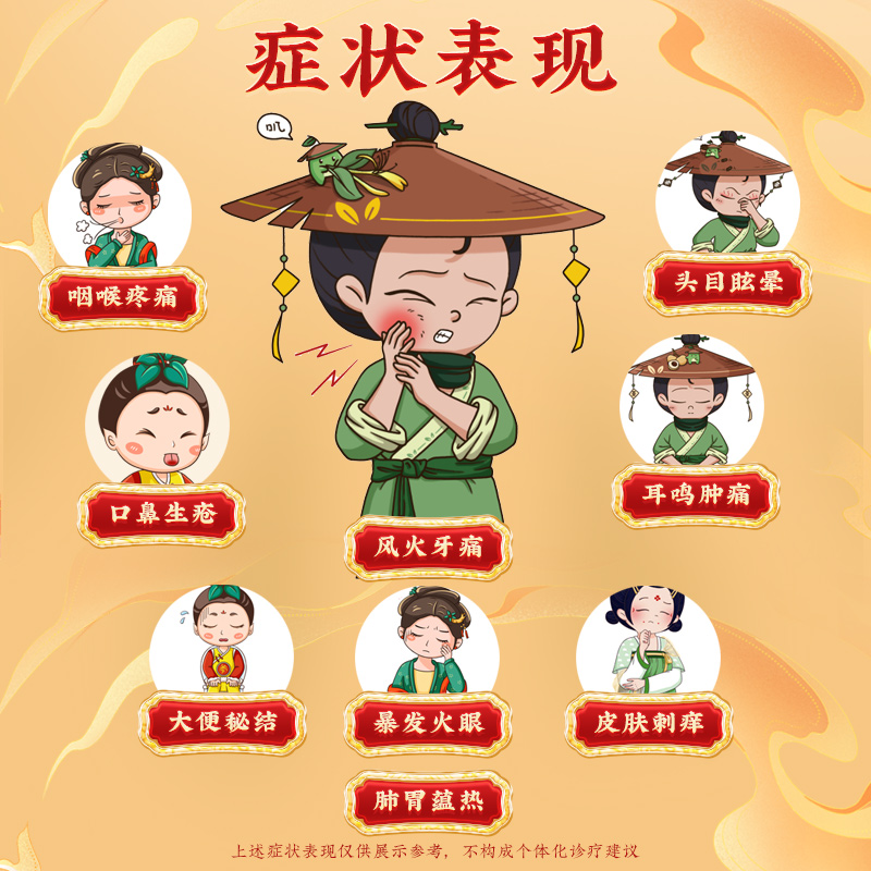 同仁堂 京制牛黄解毒片 0.6克*8片*4瓶（素片）/盒_同仁堂官方云商城