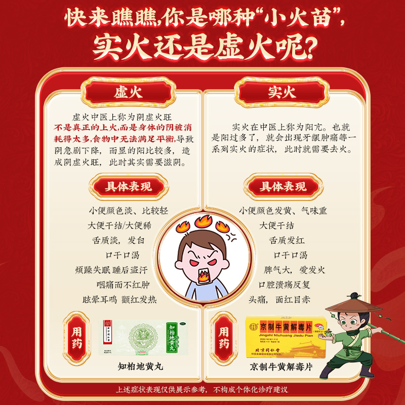 同仁堂 京制牛黄解毒片 0.62g*12s*3/盒_同仁堂官方云商城