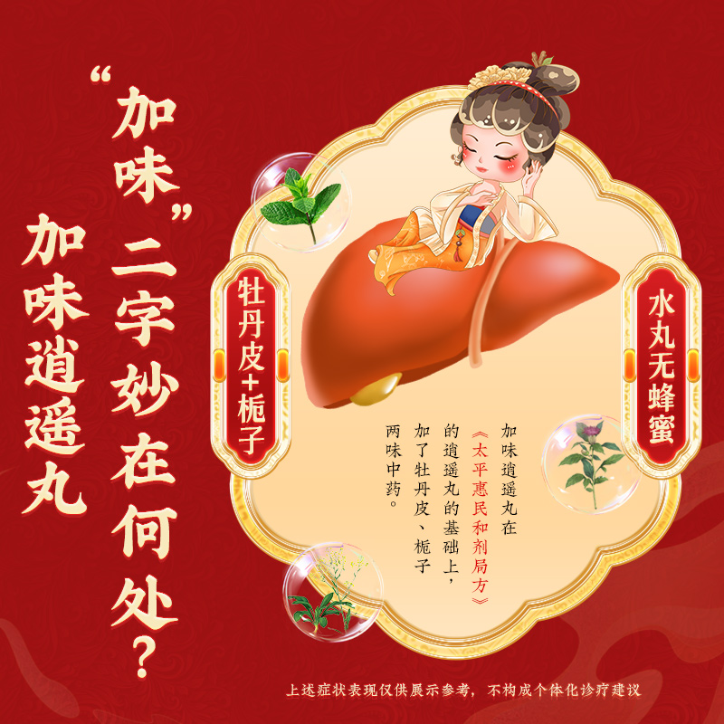 同仁堂 加味逍遥丸 6g*18袋/盒_同仁堂官方云商城