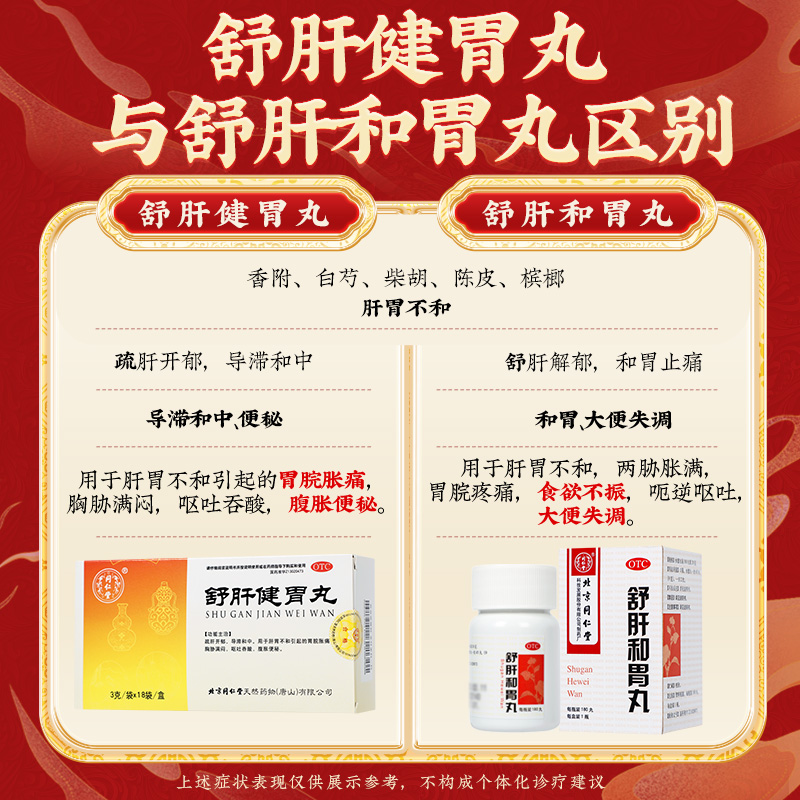 同仁堂 舒肝和胃丸 180s*1/盒_同仁堂官方云商城