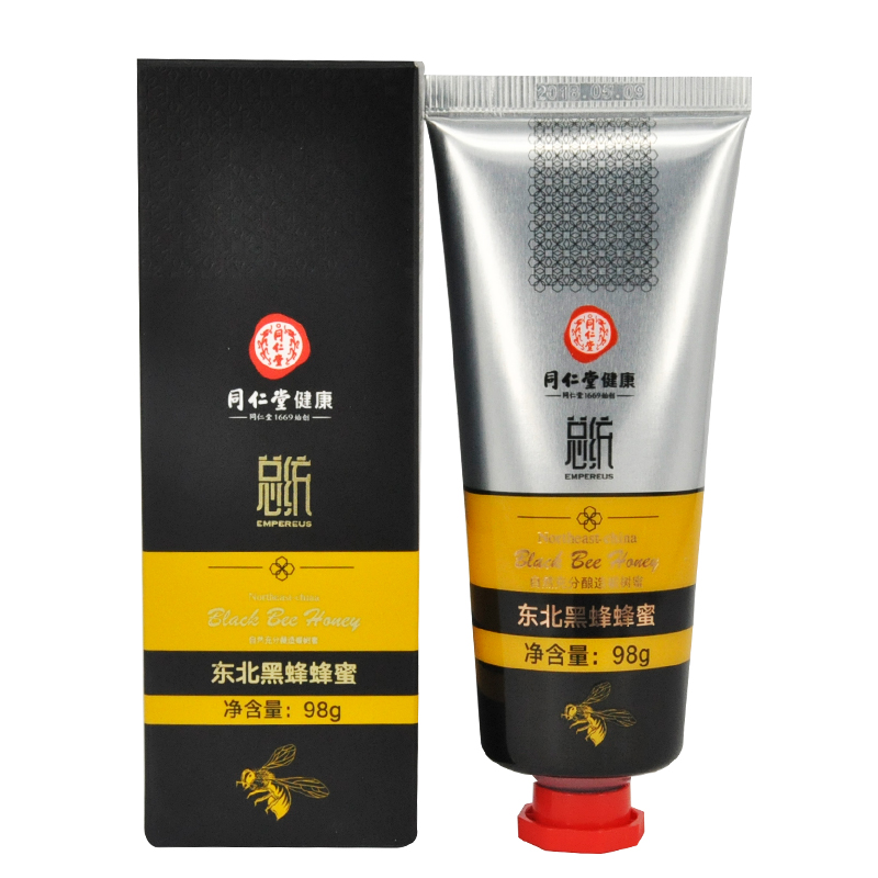 同仁堂 东北黑蜂蜂蜜 98g*5支/盒_同仁堂官方云商城