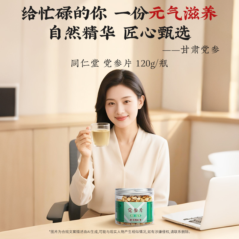 同仁堂 党参 120g_同仁堂官方云商城