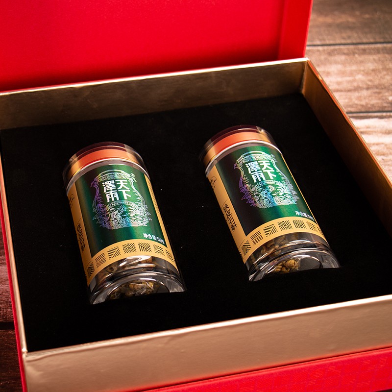 天下泽雨 铁皮石斛枫斗 50g*2瓶/盒 礼盒装_同仁堂官方云商城