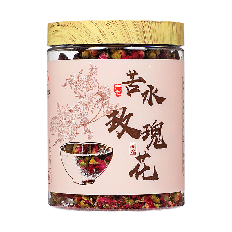 同仁堂 苦水玫瑰花 80g/瓶_同仁堂官方云商城