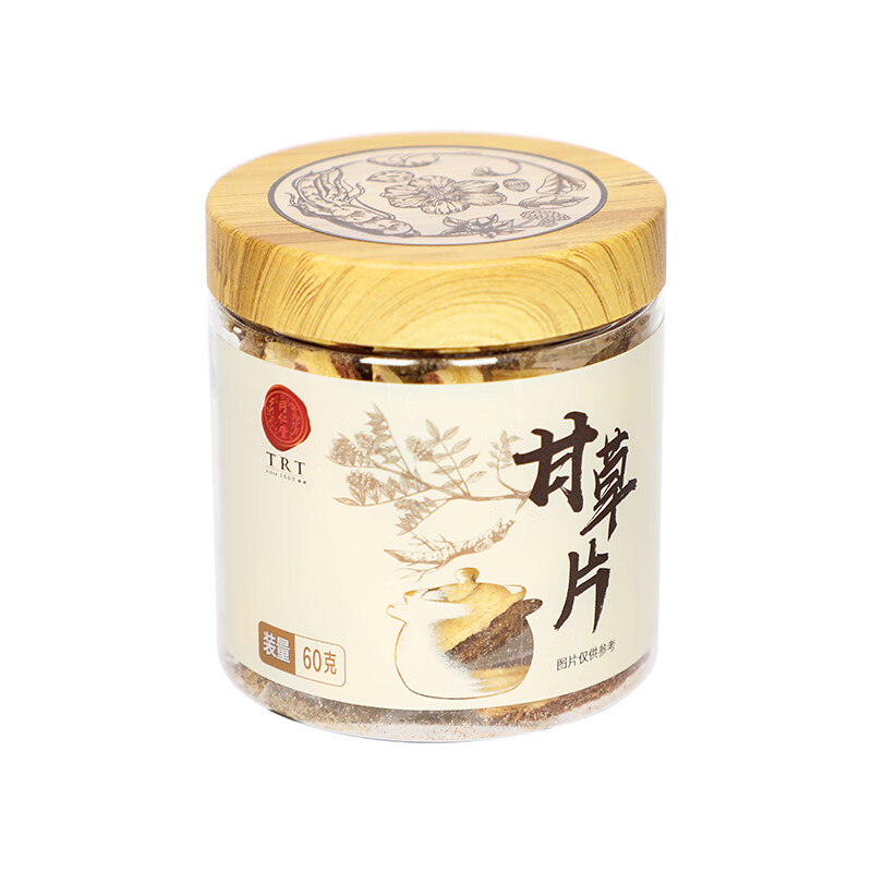 同仁堂 甘草片 厚片 60克/瓶_同仁堂官方云商城