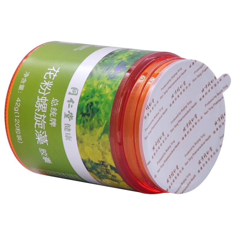同仁堂 总统牌花粉螺旋藻胶囊 42g(350mg/粒*120粒)_同仁堂官方云商城