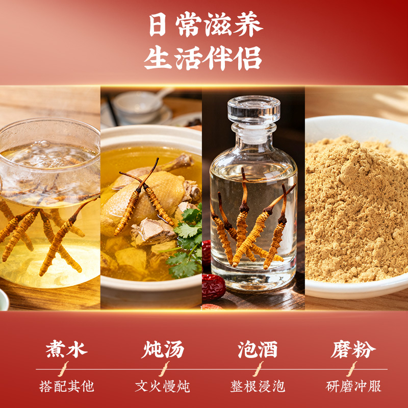 同仁堂 总统牌 冬虫夏草 -40/10g_同仁堂官方云商城