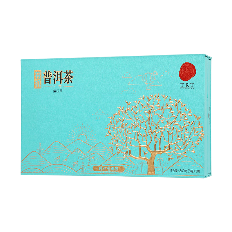 同仁堂 有机普洱茶(生茶)紧压茶 240克（8克*30）_同仁堂官方云商城