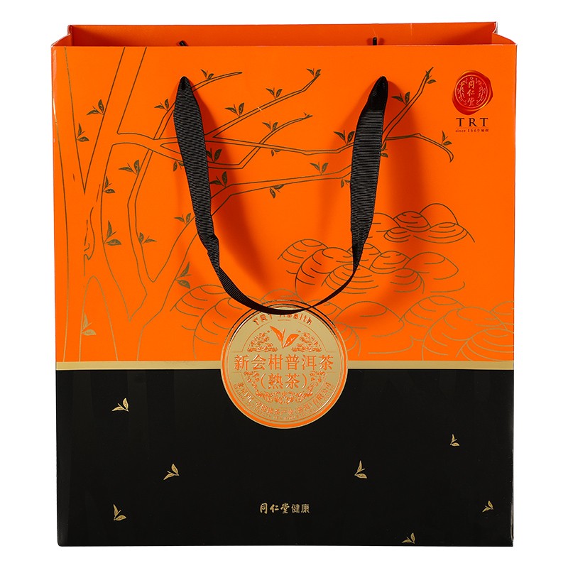 同仁堂 新会柑普洱茶(熟茶) 300g(37.5g*8)/盒【已停产 下架】_同仁堂官方云商城