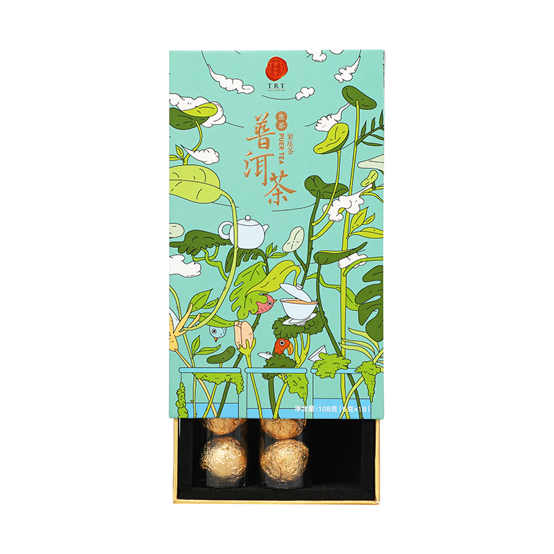 同仁堂 普洱茶(生茶)紧压茶 108克(6克*18)/盒 _同仁堂官方云商城
