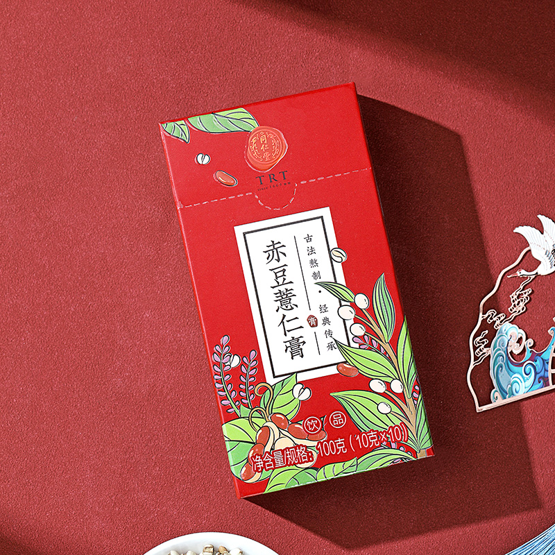 同仁堂 赤豆薏仁膏 10g*10/盒_同仁堂官方云商城