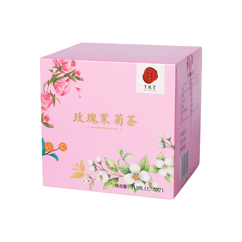 同仁堂 玫瑰茉菊茶 1.7g*7袋/盒_同仁堂官方云商城