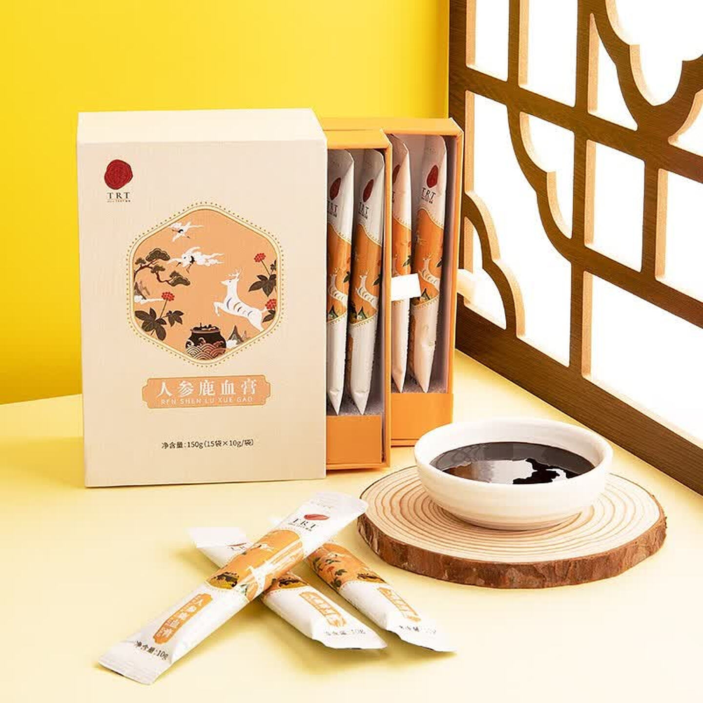 同仁堂 人参鹿血膏 150g（15袋*10g/袋）/盒同仁堂官方云商城