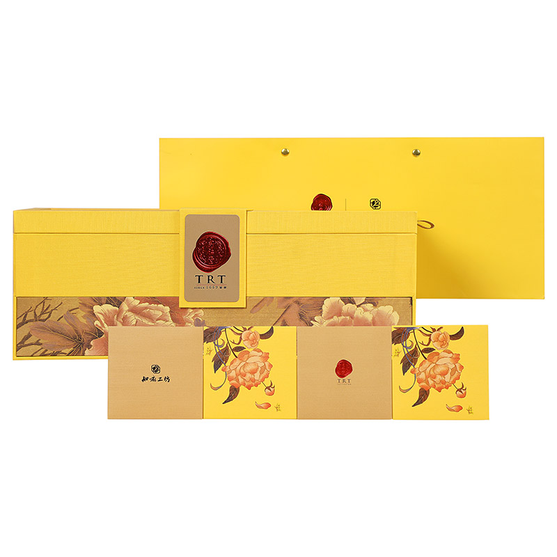 同仁堂 辉煌明月中秋月饼礼盒 640g（80g*8）/盒_同仁堂官方云商城