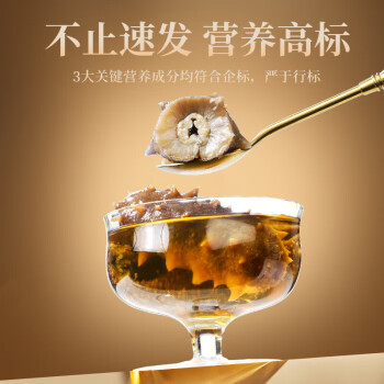 同仁堂 黑金辽参（速发海参） 55克/（130-170头/500克）/盒_同仁堂官方云商城