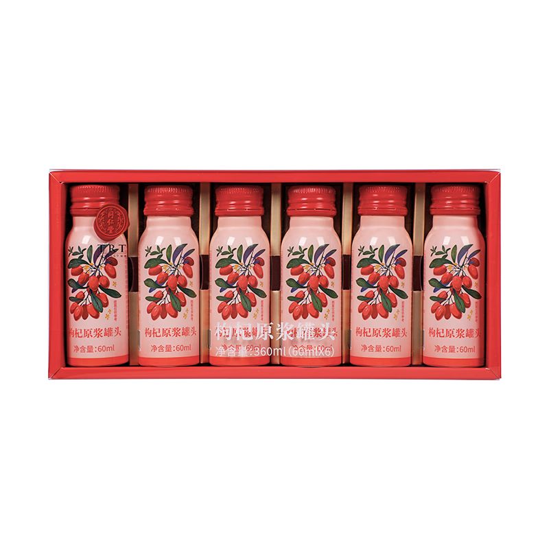 同仁堂 枸杞原浆罐头 60ml*6/盒_同仁堂官方云商城