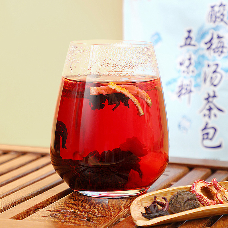 同仁堂 五味料酸梅汤茶包 100g/袋_同仁堂官方云商城