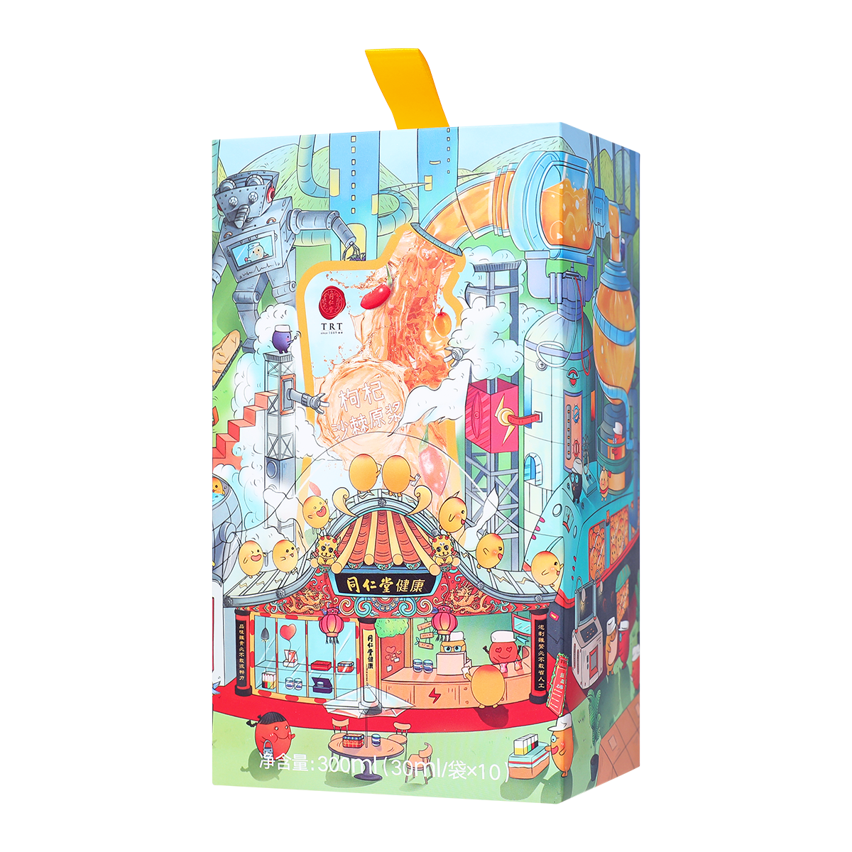 同仁堂 枸杞沙棘原浆罐头 30ml/袋*10袋/盒_同仁堂官方云商城