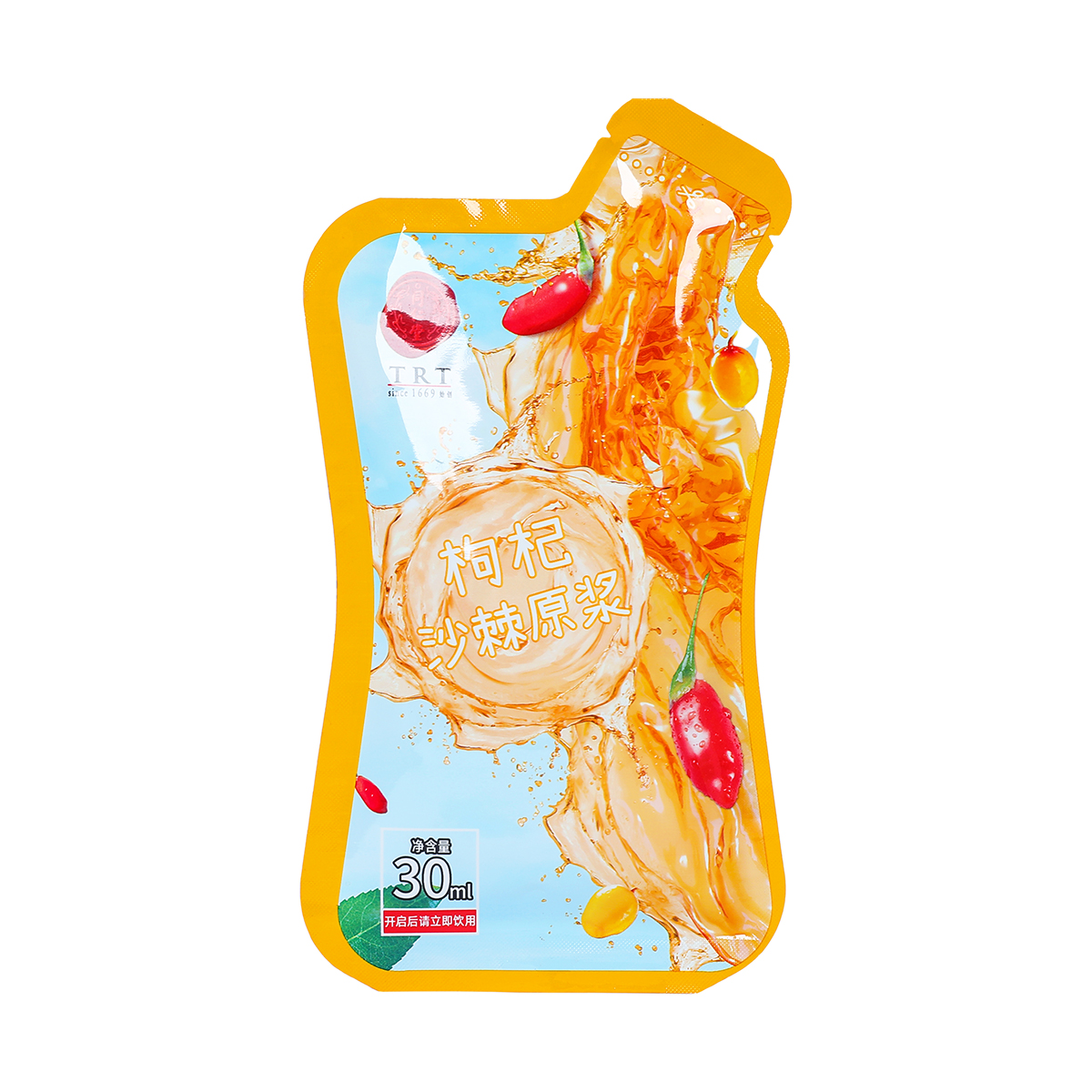 同仁堂 枸杞沙棘原浆罐头 30ml/袋*10袋/盒_同仁堂官方云商城