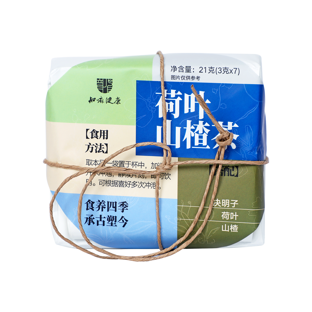 知嘛健康 荷叶山楂茶 21克（3克*7）/瓶_同仁堂官方云商城
