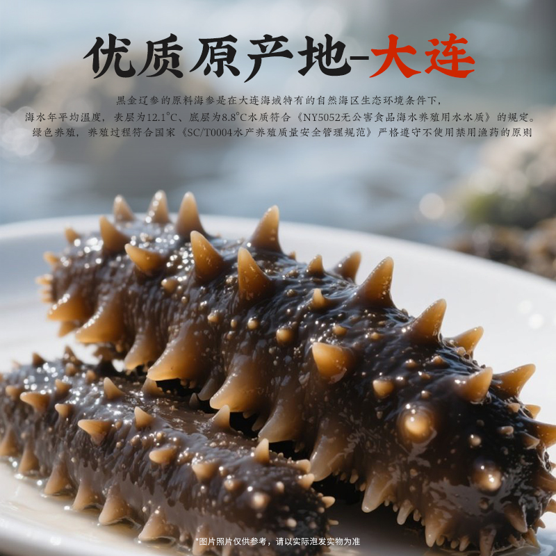 同仁堂 黑金辽参（速发海参）78g（140-200头/500g）_同仁堂官方云商城