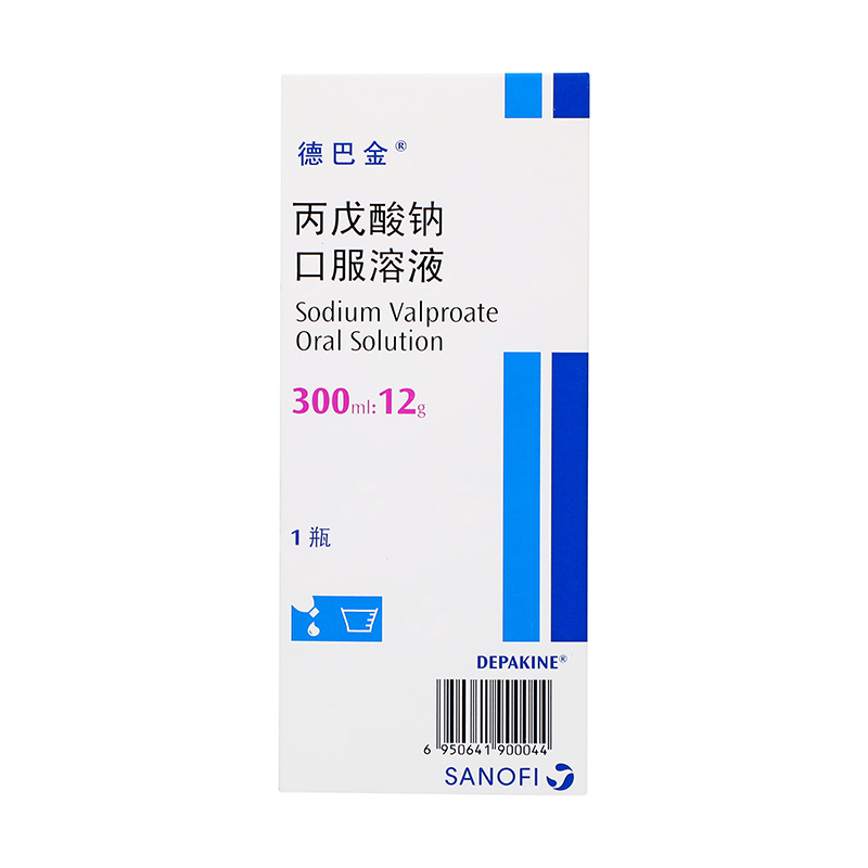 德巴金 丙戊酸钠口服溶液 300ml:12g*1瓶/盒_同仁堂官方云商城