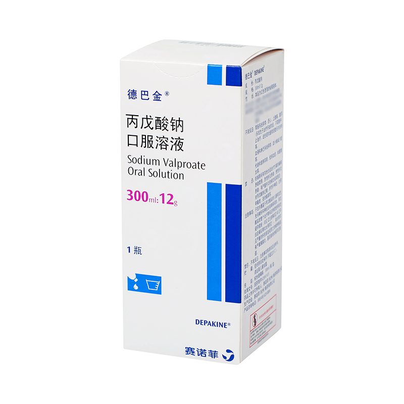 德巴金 丙戊酸钠口服溶液 300ml:12g*1瓶/盒_同仁堂官方云商城