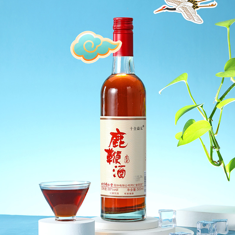 同仁堂  鹿鞭酒38%vol 500ml/瓶_同仁堂官方云商城