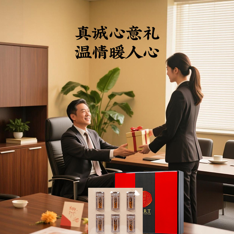 同仁堂 冻干冬虫夏草(人工抚育)礼盒装 -50/6克_同仁堂官方云商城