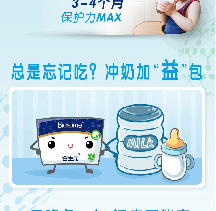 合生元  益生菌冲剂 1.5g*48袋/盒31