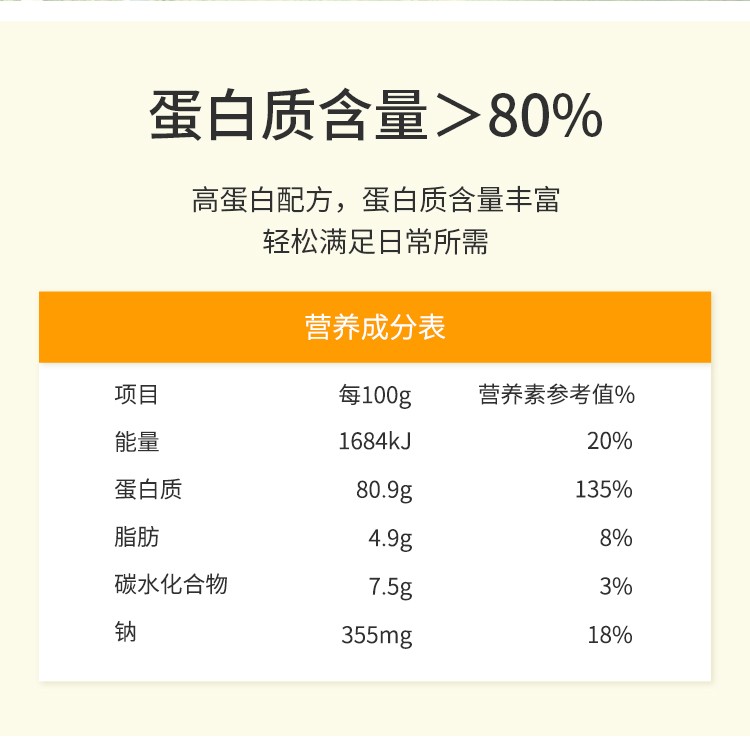 同仁堂 蛋白质粉 10g*30袋/盒9