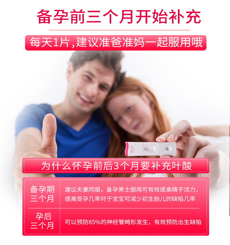 创盈 叶酸片 0.4mg*31/盒 12