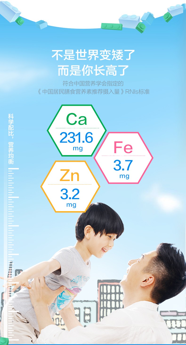 汤臣倍健 钙铁锌咀嚼片 1.5克/片*60片/瓶5