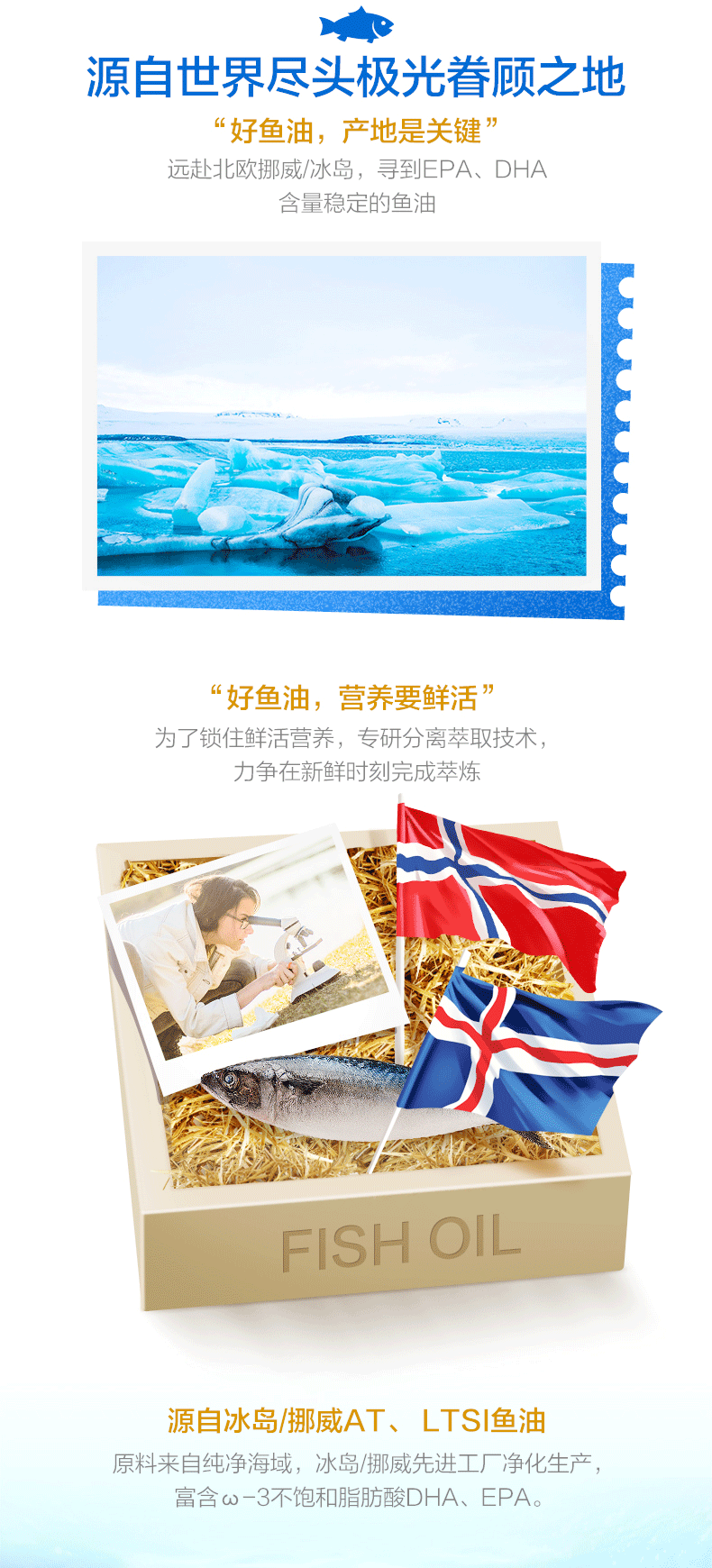 汤臣倍健 鱼油软胶囊 1000mg*200粒/瓶3